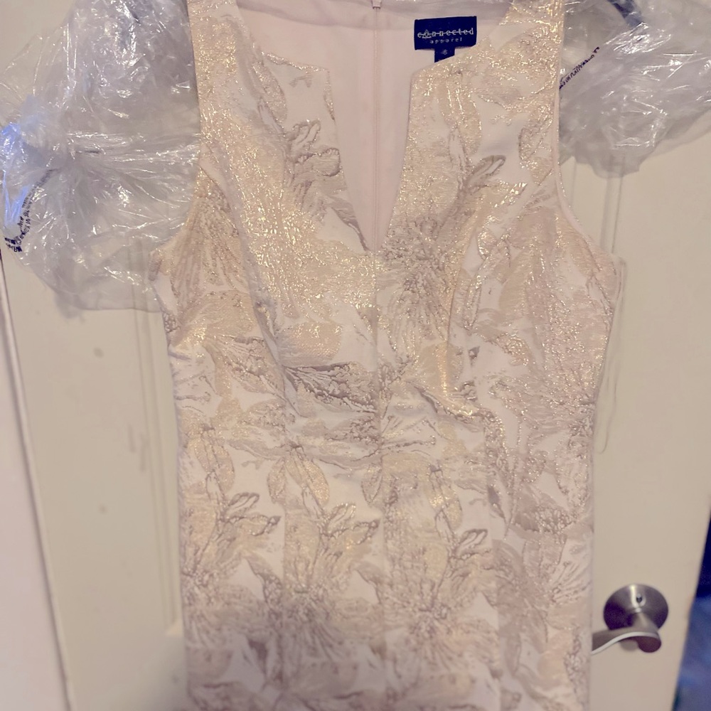 Connected Apparel Formal Mini Dress